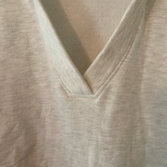 Citizens of Humanity Rosalia White Pullover Sweater V-neck Cotton Women's Medium - Picture 6 of 11